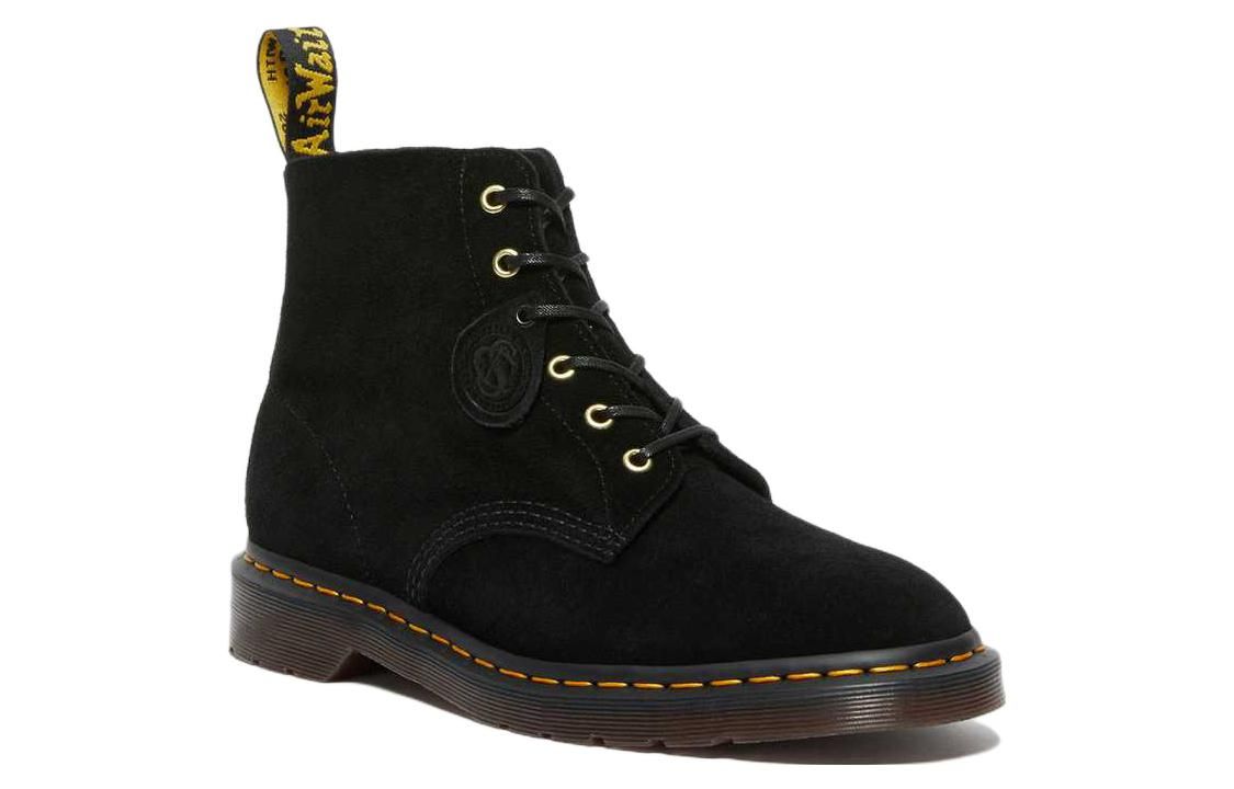 (WMNS) Dr. Martens 101 Suede Ankle Boots 'Black' 27428001 sold by KicksCrew product image thumbnail 2