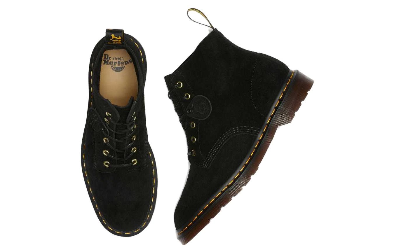 (WMNS) Dr. Martens 101 Suede Ankle Boots 'Black' 27428001 sold by KicksCrew product image thumbnail 4