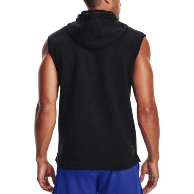 Under Armour Project Rock Sleeveless Hoodie 'Black Red' 1367034-001 sold by KicksCrew product image thumbnail 4