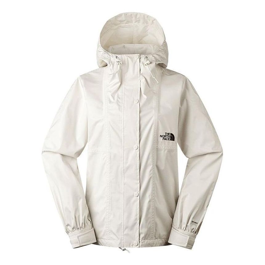(WMNS) THE NORTH FACE Hyvent Windbreaker Jacket 'White' NF0A8BAB-QLI sold by KicksCrew
