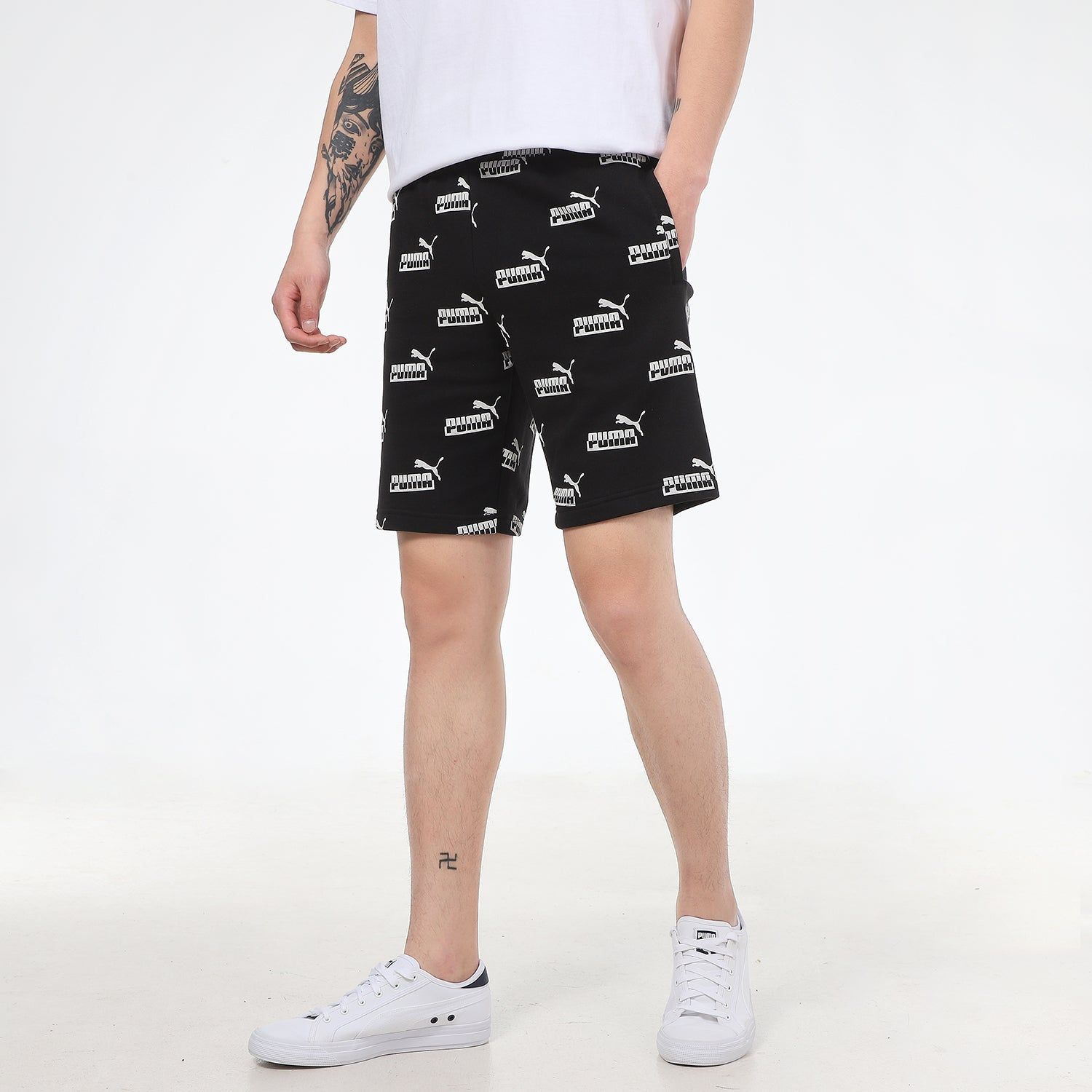 Puma Amplified 9" Short 'Black White' 589090-01 sold by KicksCrew product image thumbnail 5