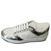 (WMNS) PRADA District Leather Sneakers 'White Silver' 1E790M_3LJ6_F0J36 sold by KicksCrew