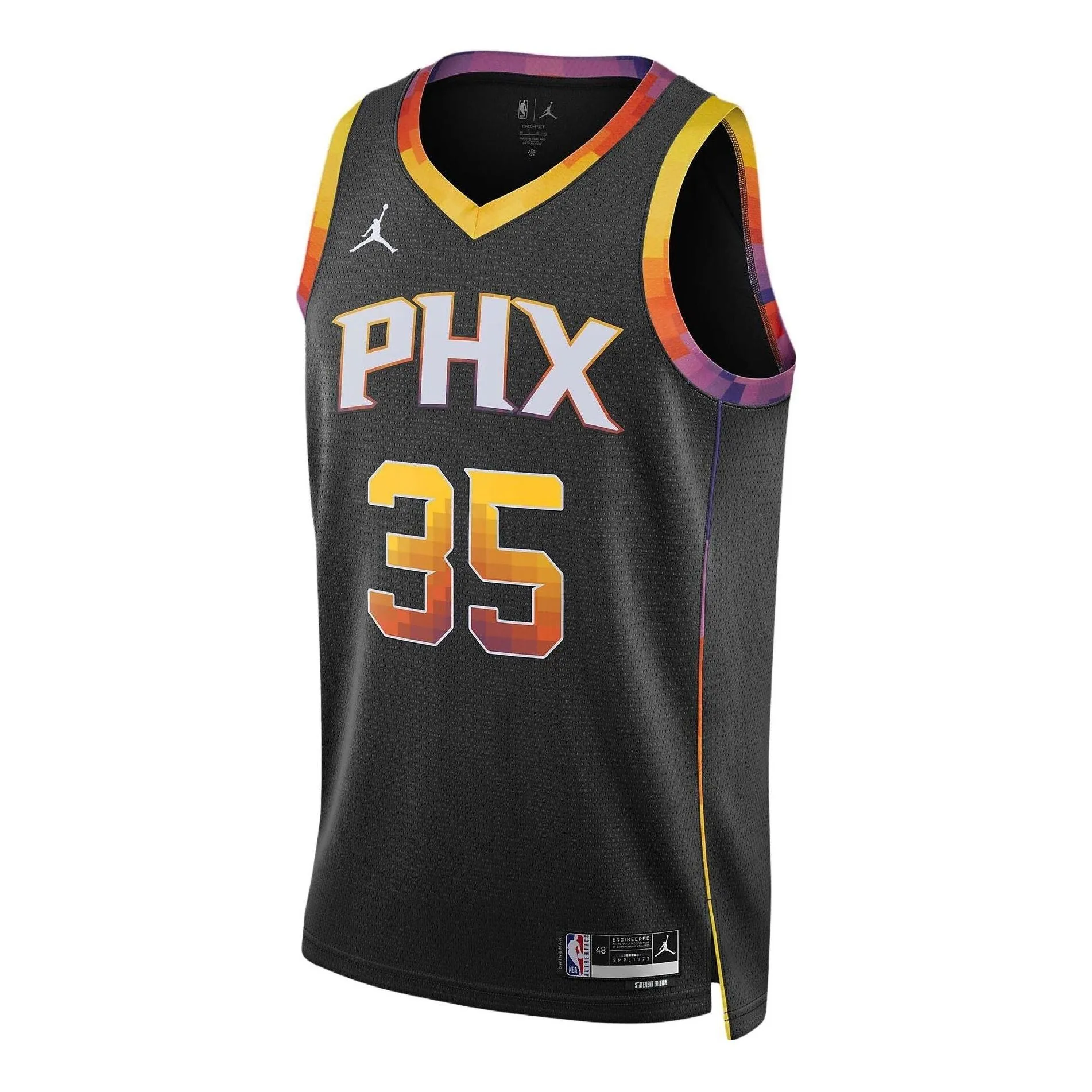 Air Jordan Dri-FIT x NBA Phoenix Suns Statement Edition Swingman Jersey 'Black' DO9540-015 sold by KicksCrew