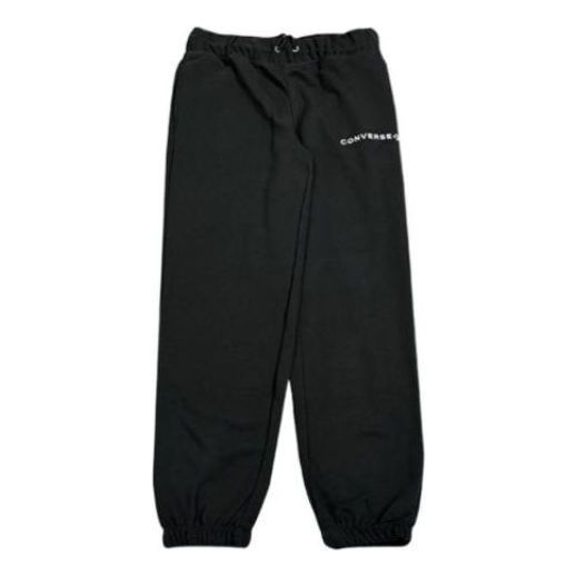 (WMNS) Converse Logo Sweatpants 'Black' 10024730-A01 sold by KicksCrew