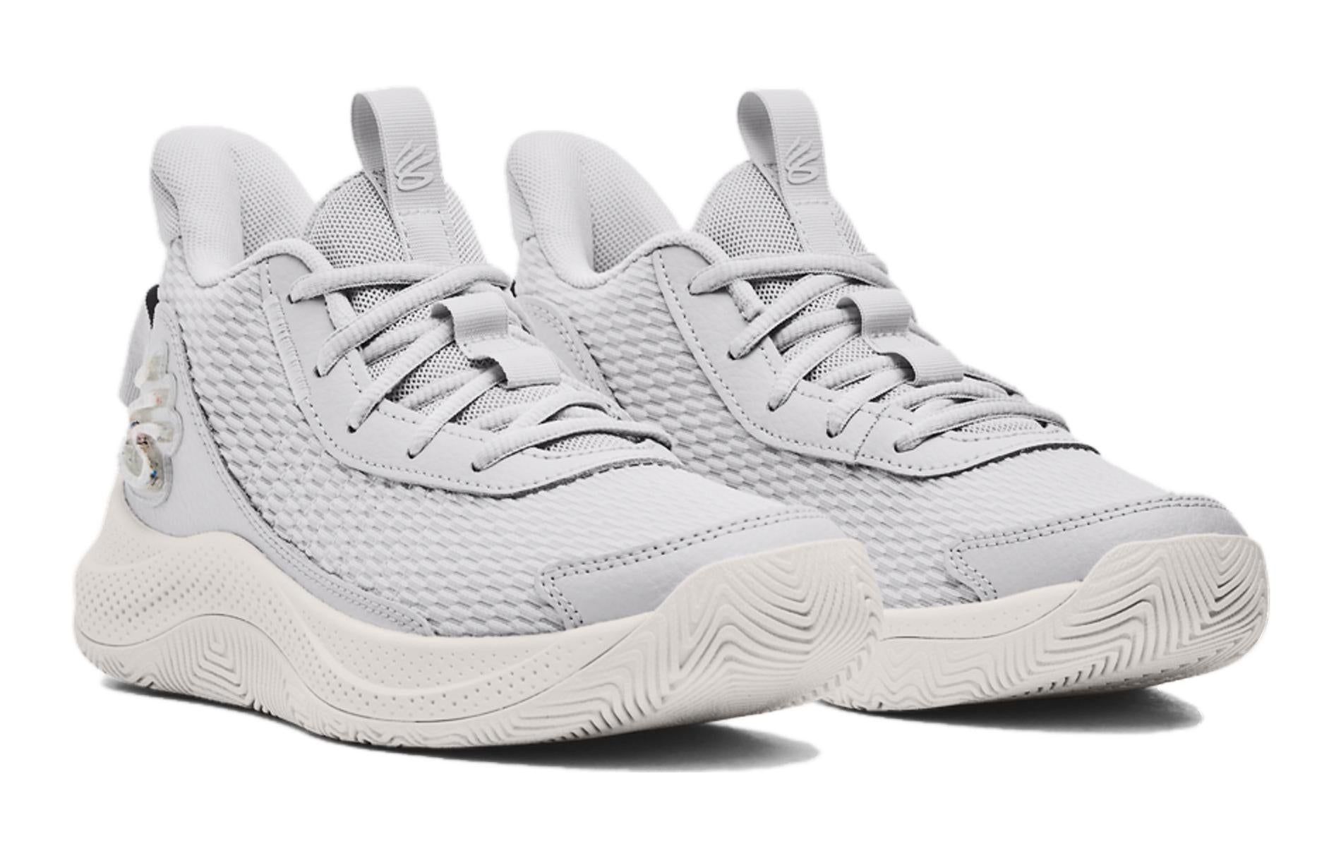 (GS) Under Armour Curry 3Z7 Basketball Shoes 'Grey White' 3026623-101 sold by KicksCrew product image thumbnail 3