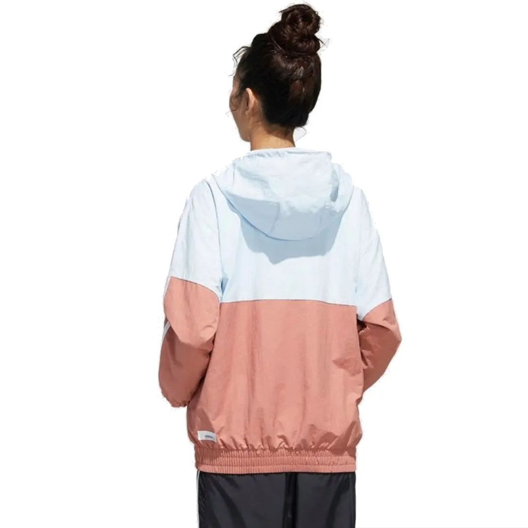 (WMNS) adidas Neo Essential Game Windbreaker 'Teal White Black' GM2317 sold by KicksCrew product image thumbnail 3