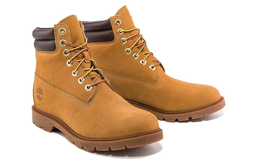 Timberland 6 Inch Double Collar Waterproof Basic 'Wheat Nubuck' A27TPW sold by KicksCrew product image thumbnail 4