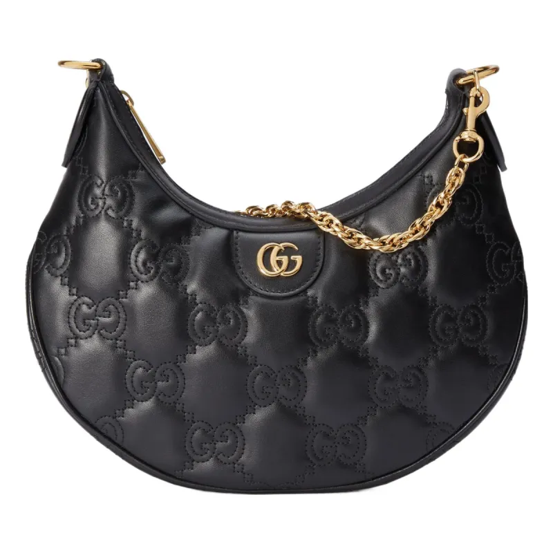 (WMNS) Gucci GG Matelasse Small Shoulder Bag 'Black' 739709-UM8HG-1046 sold by KicksCrew