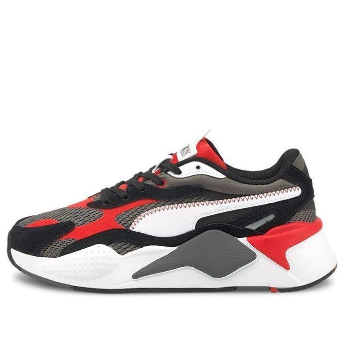 (GS) PUMA RS-X3 Twill 'Castlerock Poppy Red' 375987-02 sold by KicksCrew
