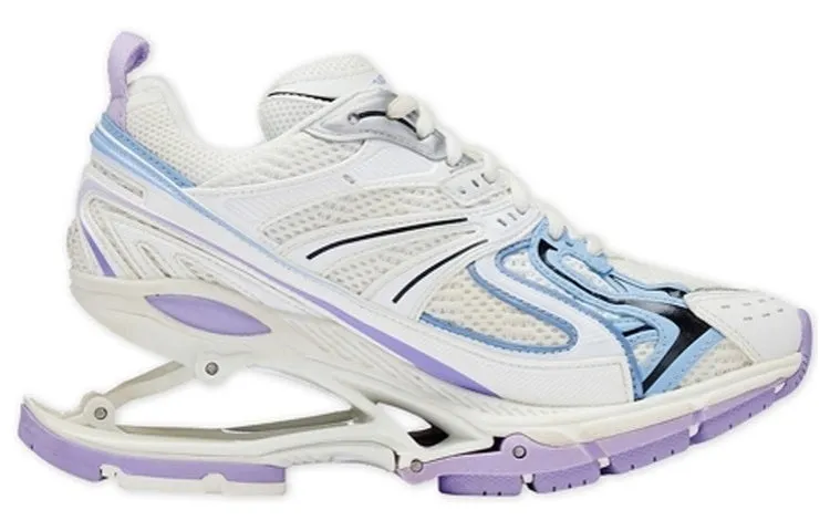 (WMNS) Balenciaga X-Pander Sneakers 'White Blue Purple' 653870W2RA89045 sold by KicksCrew product image thumbnail 2