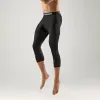 Rigorer Compression Leggings 3/4 with Reflective Print 'Black White' Z119111402 sold by KicksCrew