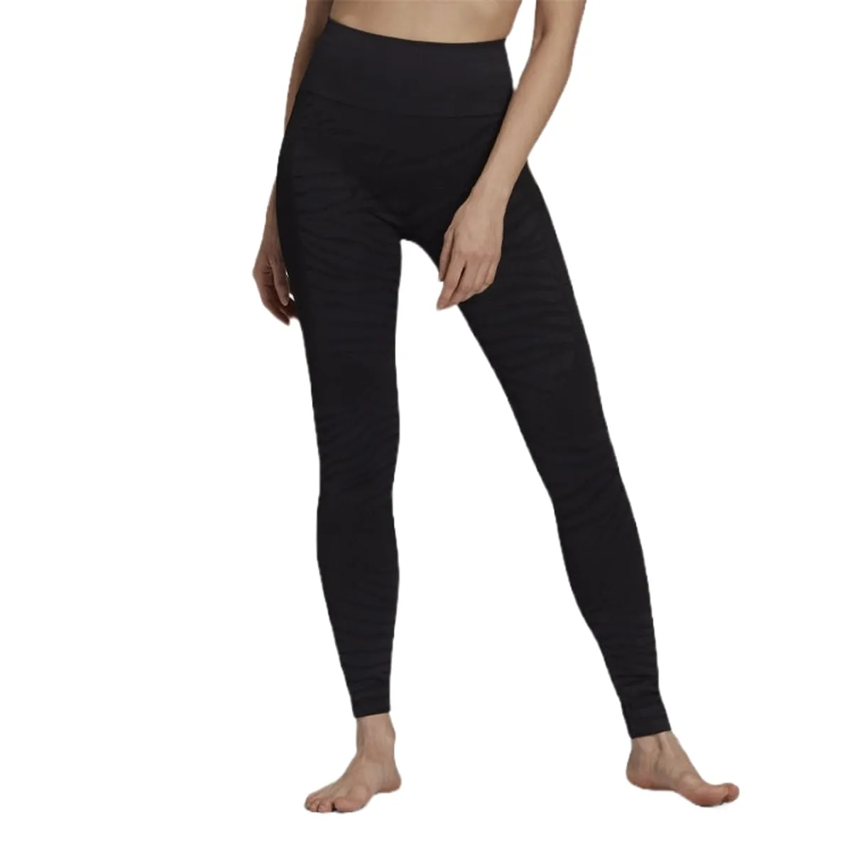 (WMNS) adidas by Stella McCartney Seamless Yoga Tights 'Black' GU1637 sold by KicksCrew product image thumbnail 2