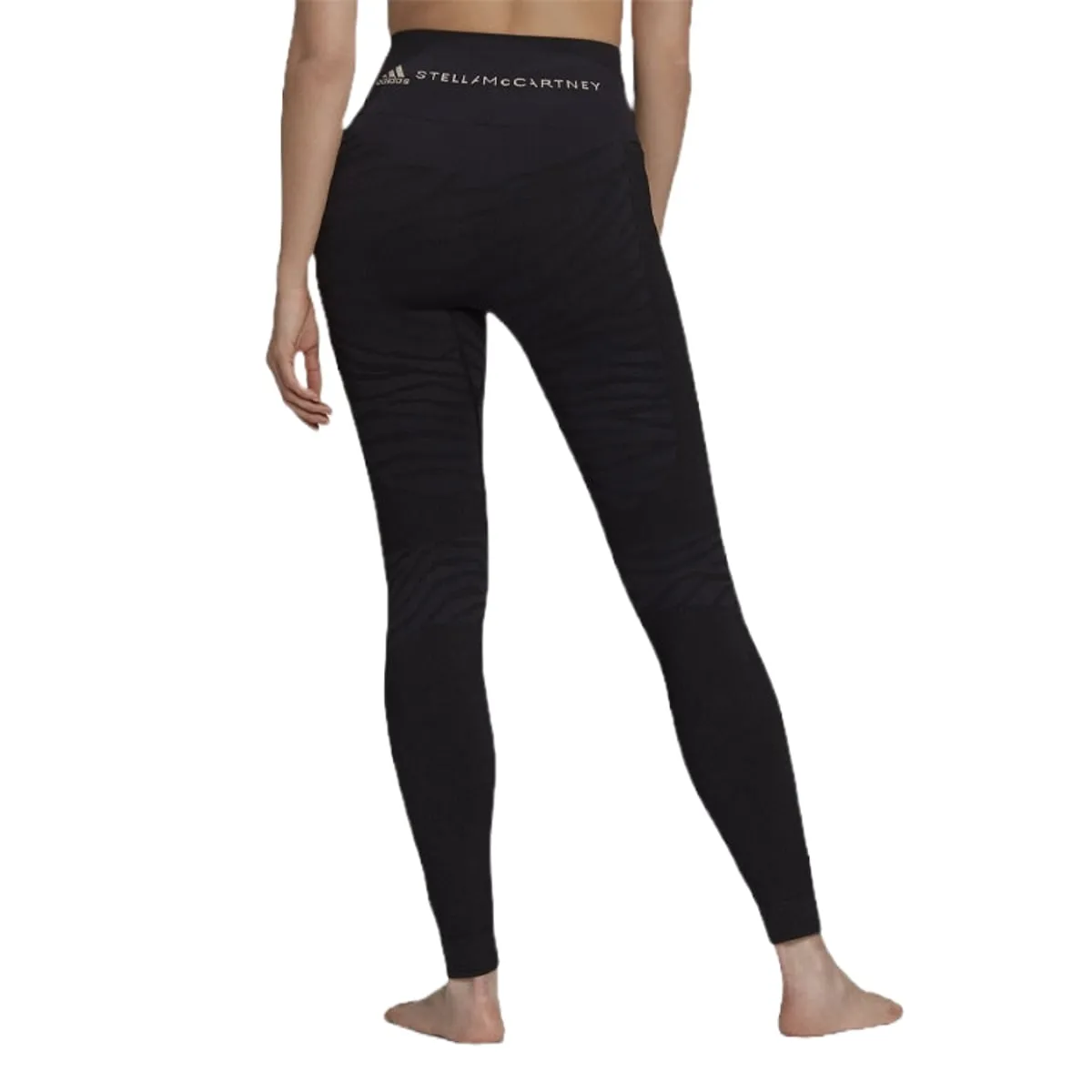 (WMNS) adidas by Stella McCartney Seamless Yoga Tights 'Black' GU1637 sold by KicksCrew product image thumbnail 3