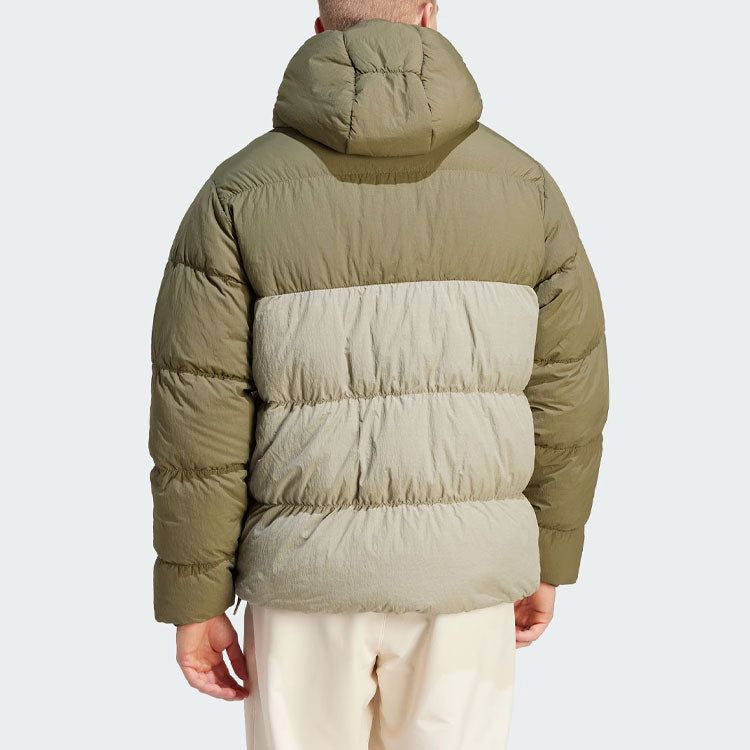 Adidas Originals Down Regen Adv Puffer Jacket 'Olive Green Beige' HZ0682 sold by KicksCrew product image thumbnail 2