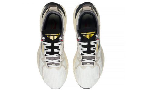 Li-Ning SHIELD Lifestyle Comfort Shoes 'White Blue Beige' AGLS067-2 sold by KicksCrew