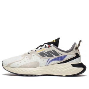 Li-Ning SHIELD Lifestyle Comfort Shoes 'White Blue Beige' AGLS067-2 sold by KicksCrew