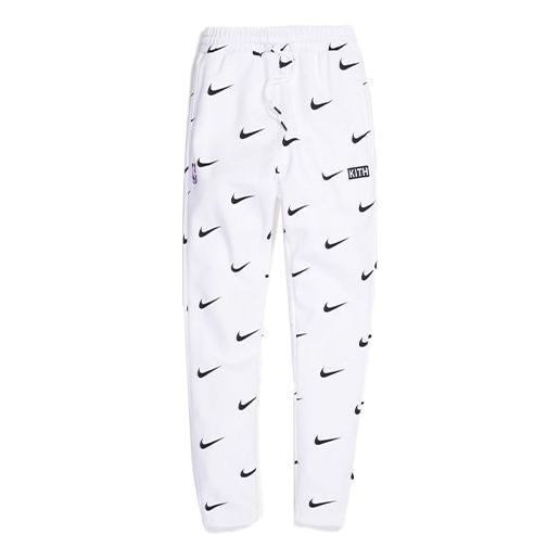 KITH x Nike for New York Knicks AOP Fleece Pant 'White' NKCZ1792-100 sold by KicksCrew
