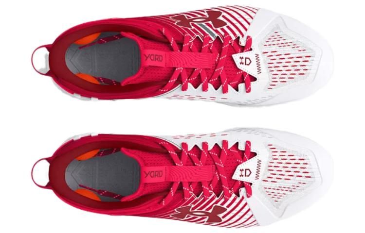 Under Armour Yard Low MT TPU Baseball Cleats 'White Red' 3025591600 sold by KicksCrew product image thumbnail 4