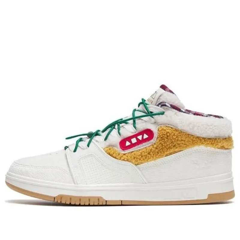 (WMNS) ANTA A-Shock Mid 'White Brown Green' 122248027-1 sold by KicksCrew