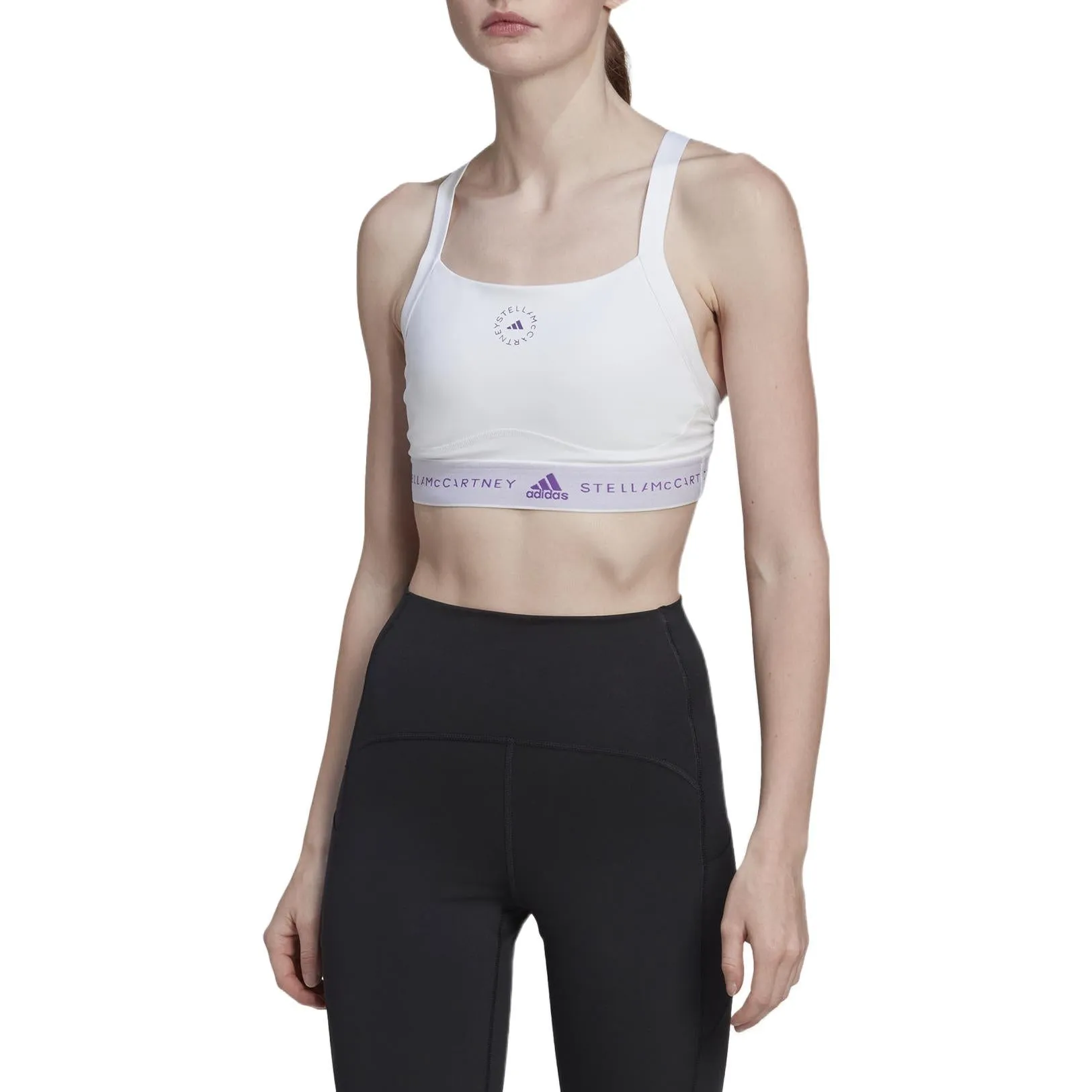 (WMNS) adidas by Stella McCartney TruePurposeSports Bra 'White' HH7221 sold by KicksCrew product image thumbnail 3