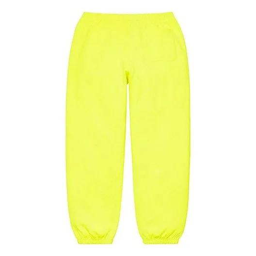 Supreme Small Box Sweatpants 'Yellow' SUP-SS21-607 sold by KicksCrew product image thumbnail 2