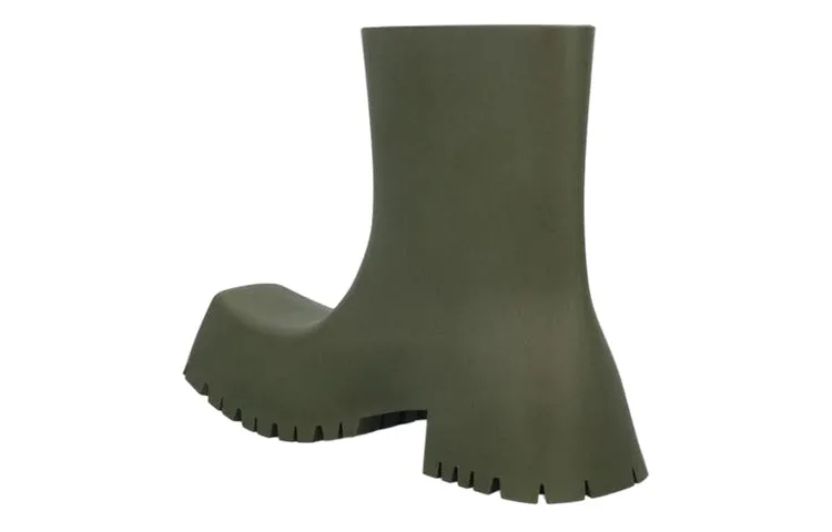 (WMNS) Balenciaga Trooper Boots 'Olive Green' 679326W0FO83300 sold by KicksCrew product image thumbnail 4