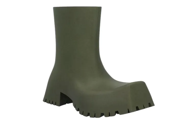 (WMNS) Balenciaga Trooper Boots 'Olive Green' 679326W0FO83300 sold by KicksCrew product image thumbnail 3