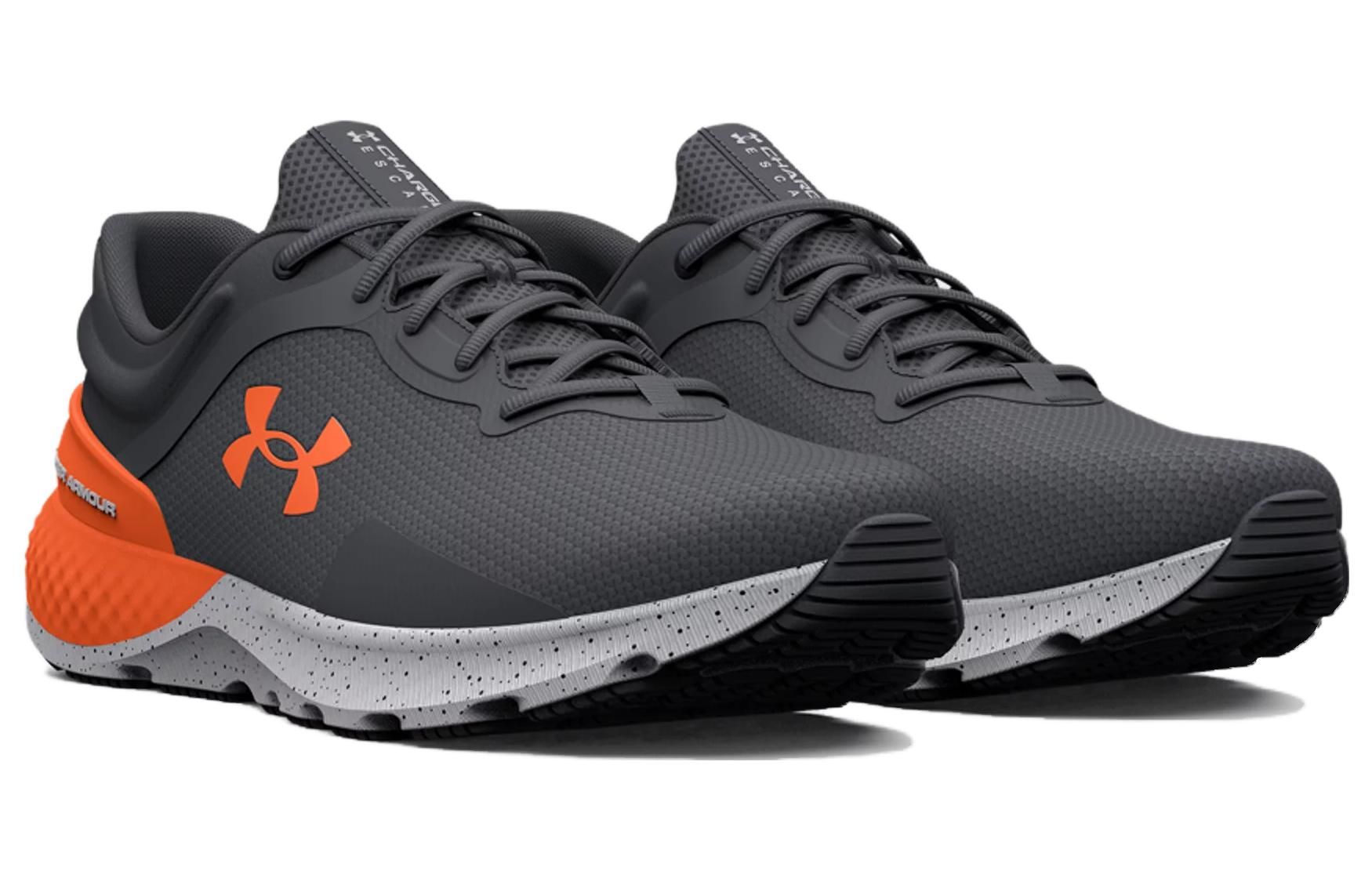 Under Armour Charged Escape 4 Shoes 'Grey Orange Blast' 3025499-101 sold by KicksCrew product image thumbnail 3
