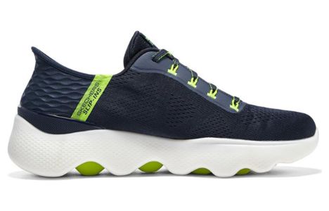 Skechers Go Walk Massage Fit 'Navy Lime' 216410-NVLM sold by KicksCrew
