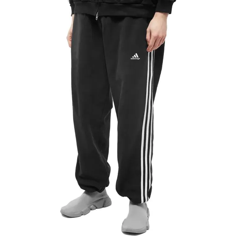 Balenciaga x adidas Sweatpants 'Black White' 723912TNVP11070 sold by KicksCrew product image thumbnail 3