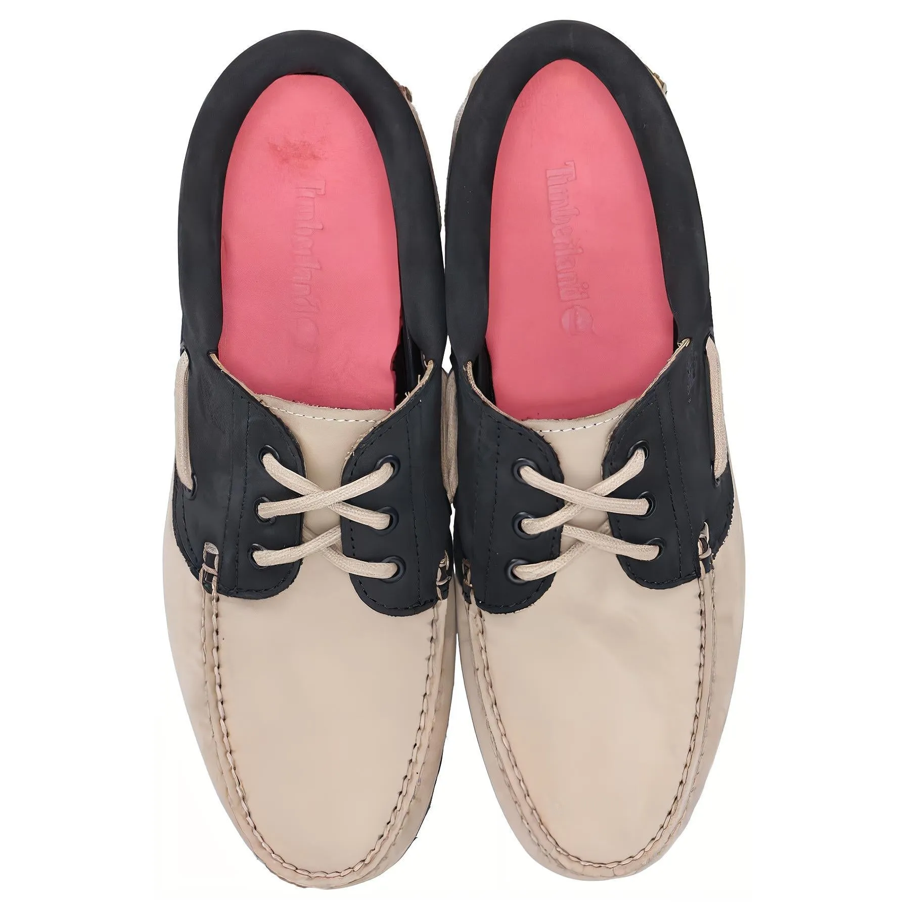 Timberland 3-Eye Lug Handsewn Boat Shoes 'Beige' A5RH8 sold by KicksCrew product image thumbnail 4