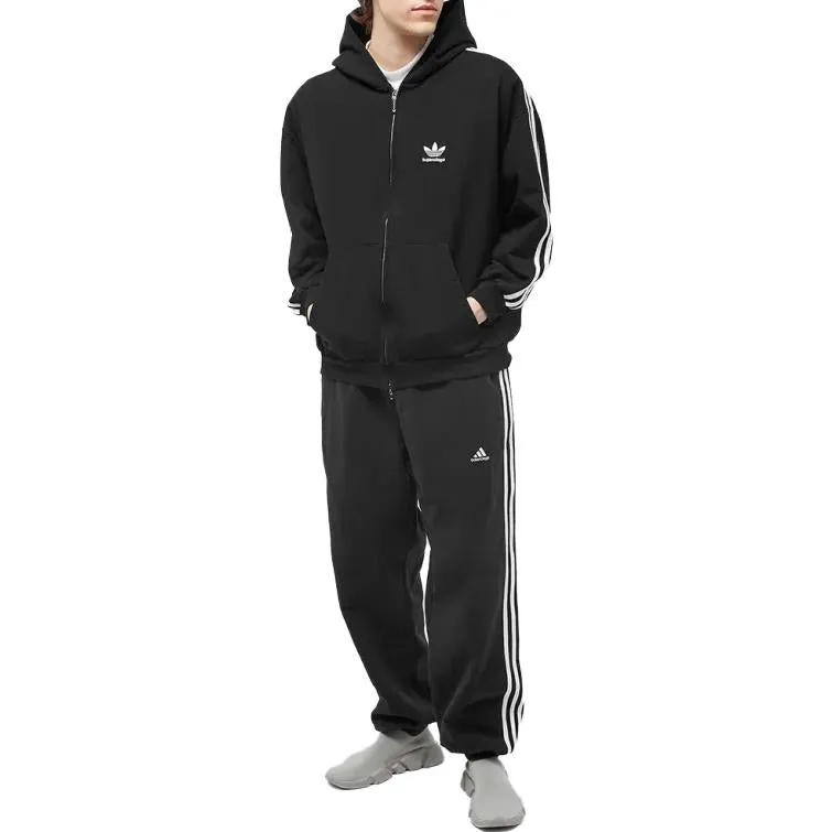 Balenciaga x adidas Sweatpants 'Black White' 723912TNVP11070 sold by KicksCrew product image thumbnail 2