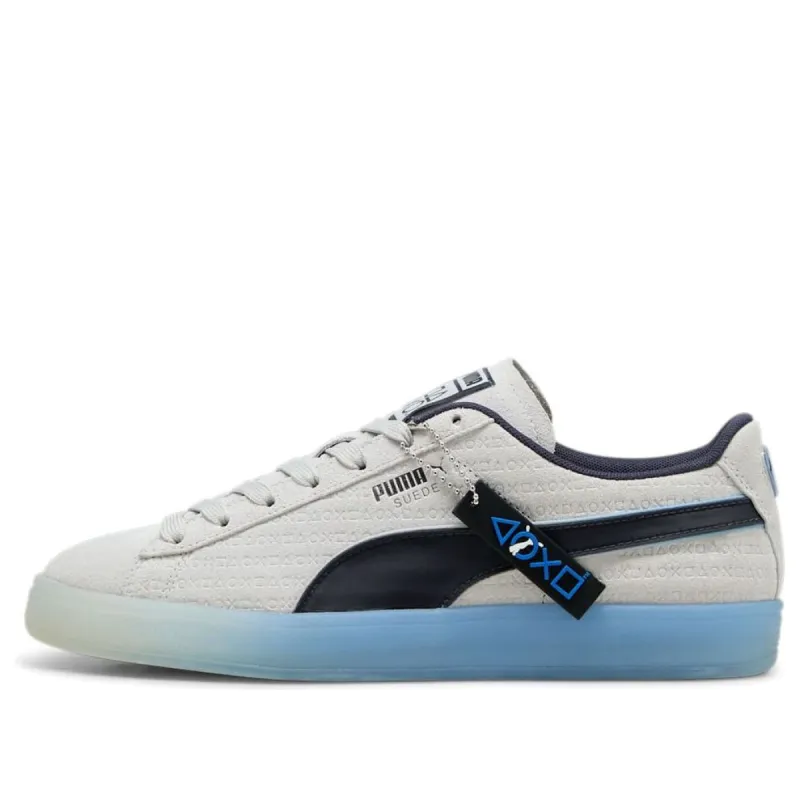 PUMA x Playstation Suede 'Glacial Grey Navy' 396246-01 sold by KicksCrew