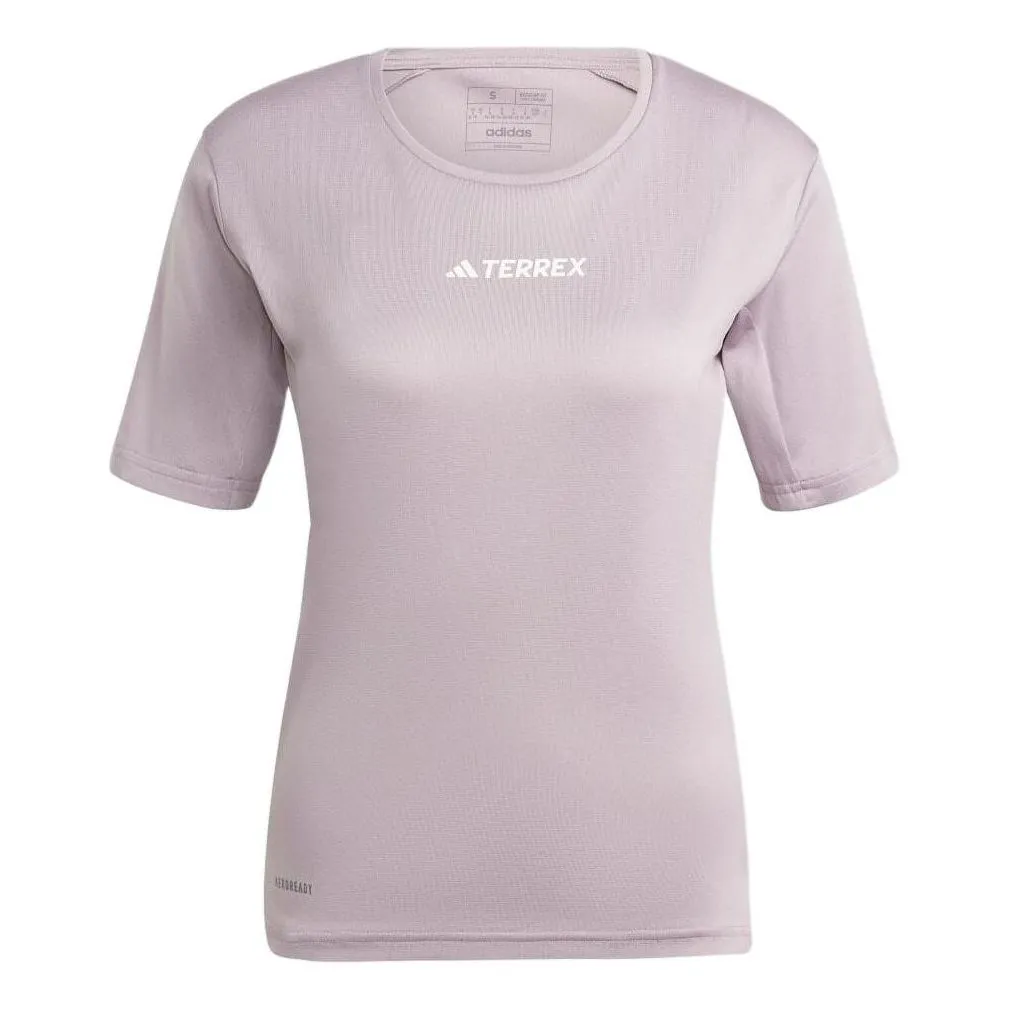 (WMNS) adidas Terrex Multi T-shirt 'Light Purple' IS0691 sold by KicksCrew