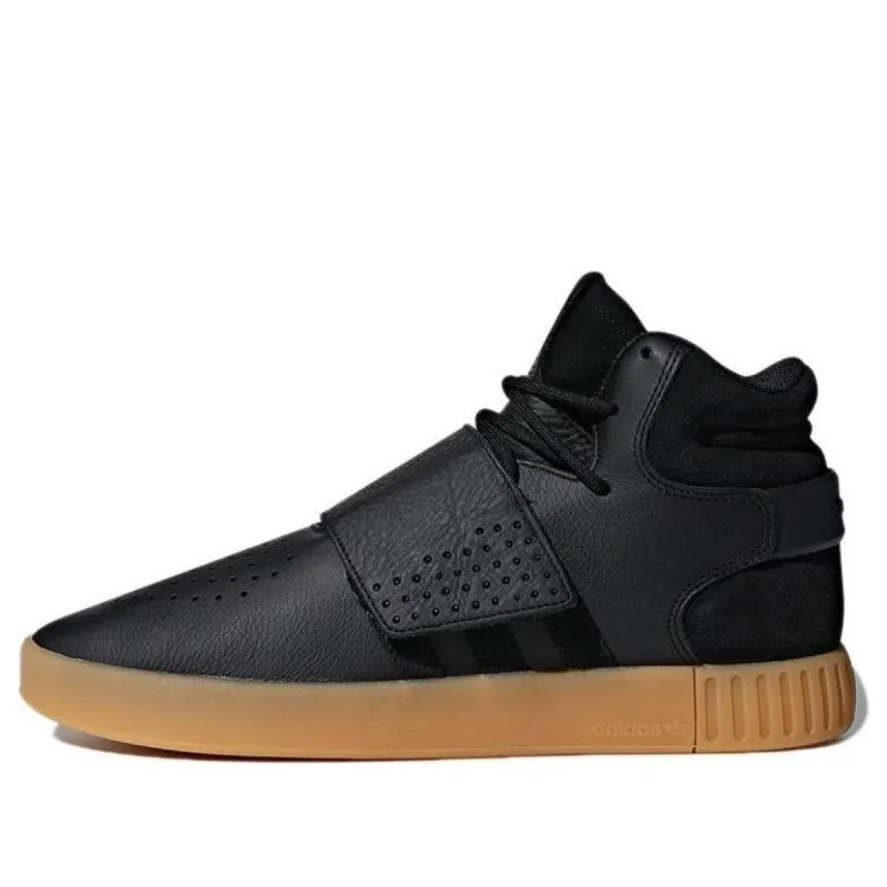 adidas Tubular Invader Strap 'Black Gum' BY3630 sold by KicksCrew