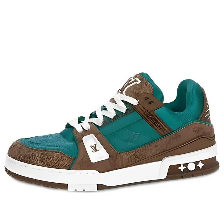 LOUIS VUITTON Trainers 'Brown Teal' 1AARPZ sold by KicksCrew