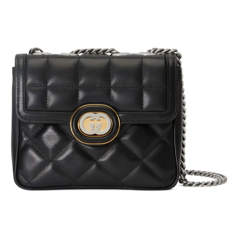 (WMNS) Gucci Deco Mini Shoulder Bag 'Black' 741457-AAB7A-1000 sold by KicksCrew