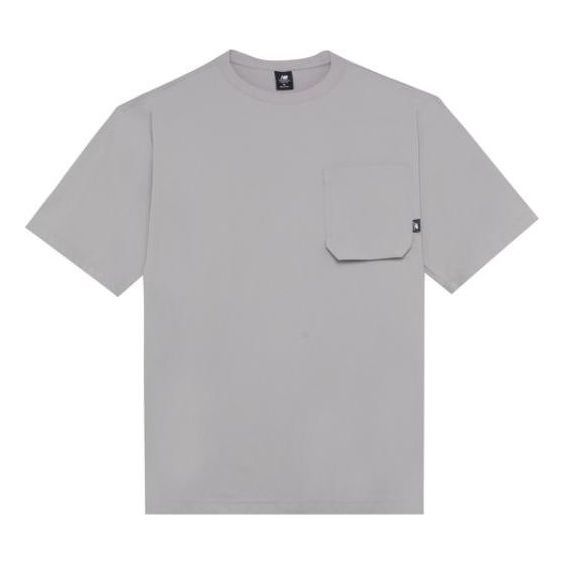 New Balance Logo Crew Neck Tee 'Grey' AMT22364-SDE sold by KicksCrew