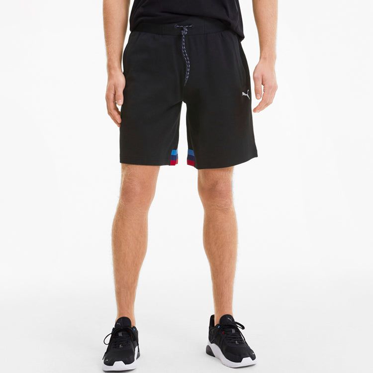Puma x BMW Motorsport Life Sweat Shorts 'Black White Red Blue' 596090-01 sold by KicksCrew product image thumbnail 4