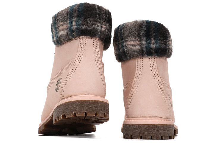 (WMNS) Timberland Lindon Woods 6 Inch Waterproof Boot 'Pink Nubuck and Black Printed Collar' A2MB3662 sold by KicksCrew product image thumbnail 3
