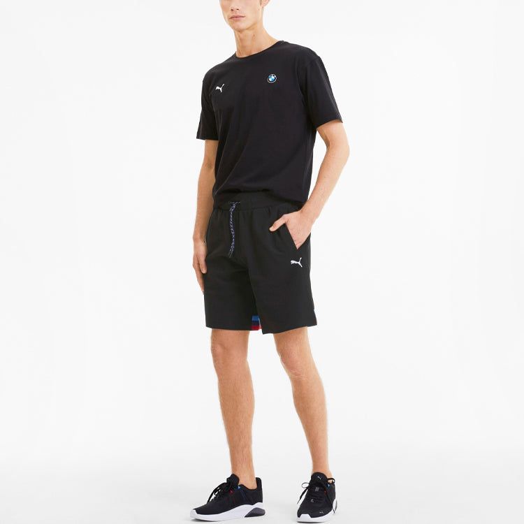 Puma x BMW Motorsport Life Sweat Shorts 'Black White Red Blue' 596090-01 sold by KicksCrew product image thumbnail 3