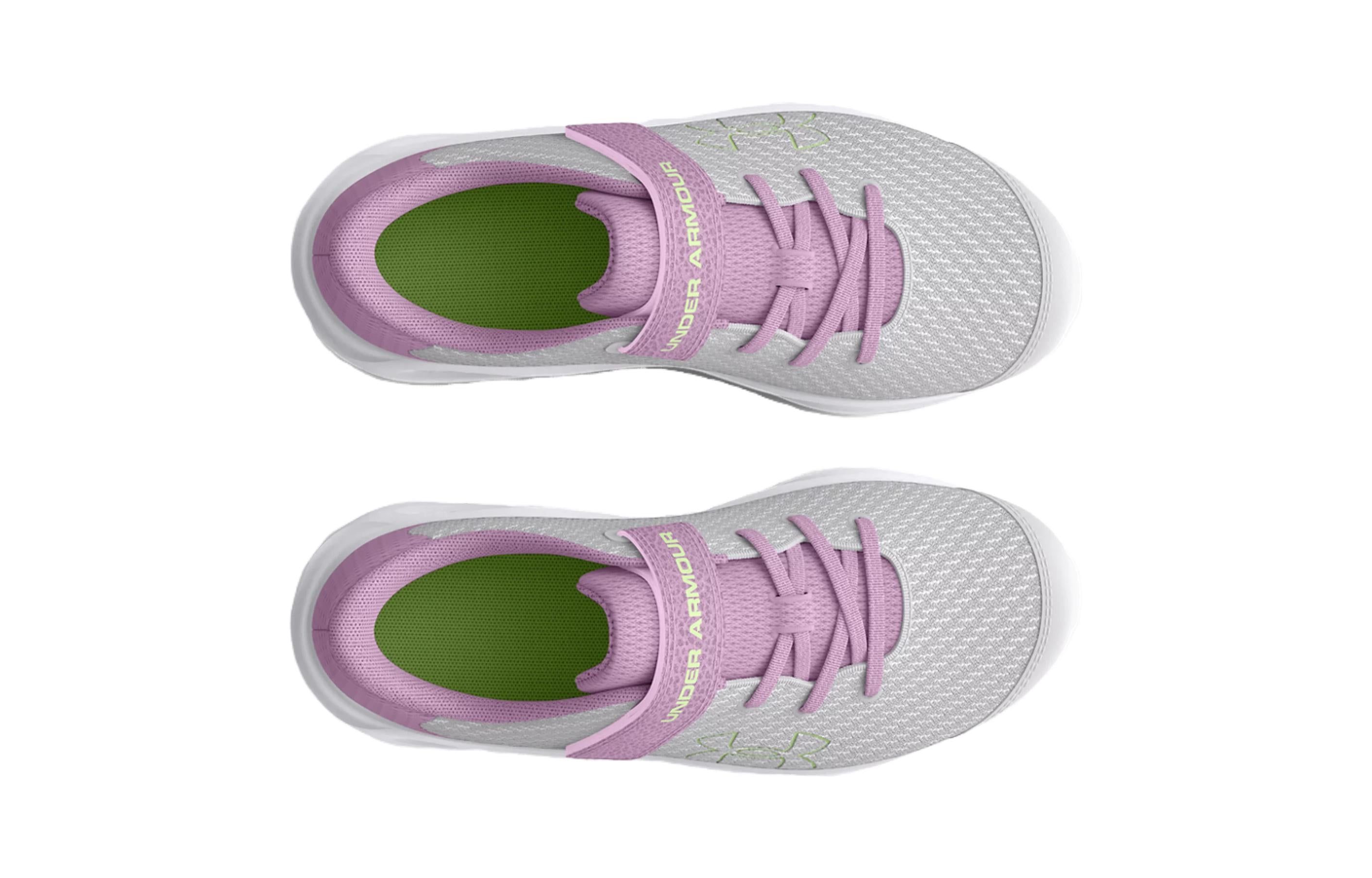 (PS) Under Armour Pursuit 3 AC 'Big Logo - Halo Grey Fresh Orchid' 3026714-100 sold by KicksCrew product image thumbnail 4