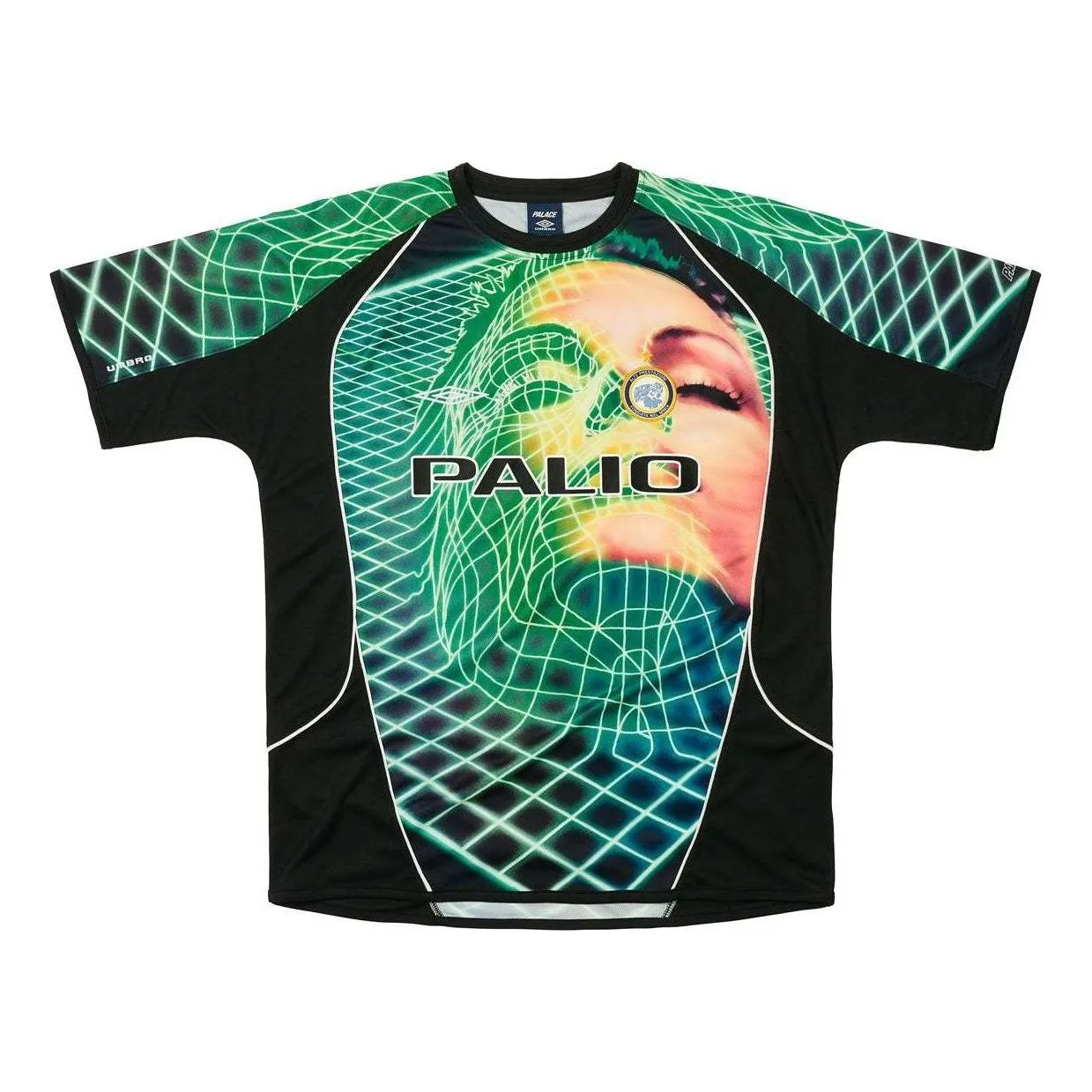 Palace x Umbro 3rd Goalie T-Shirt 'Black Neon' P26UMES077 sold by KicksCrew product image thumbnail 2