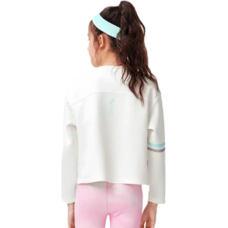 (GS) ASICS Lifestyle Pullover 'White Pink Blue' 331241214046 sold by KicksCrew product image thumbnail 2