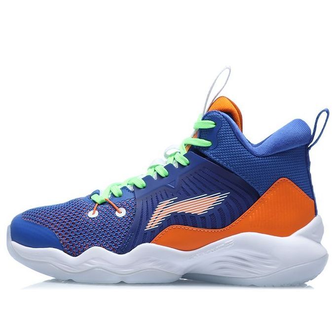 (GS) Li-Ning LiRen 2 Mid 'Blue Orange' YKBQ068-3 sold by KicksCrew