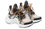 (WMNS) LOUIS VUITTON LV Archlight Sneakers 'Tan Grey' 1AAOWX sold by KicksCrew