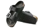 Birkenstock Arizona Big Buckle Sandals 'Black' 1011074 sold by KicksCrew