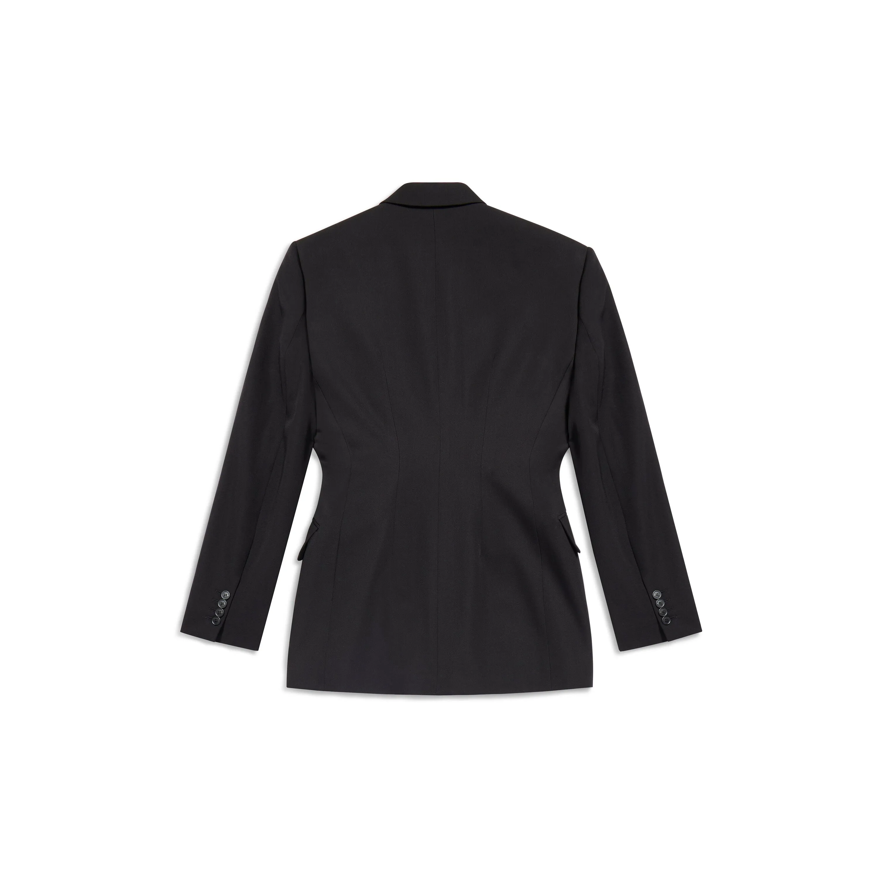 (WMNS) Balenciaga Cinched Jacket 'Black' 773357TNT391000 sold by KicksCrew product image thumbnail 2