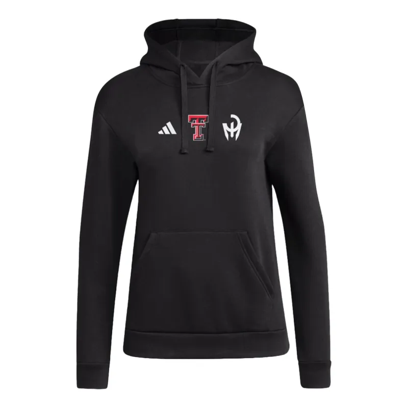 (WMNS) adidas Texas Tech Fleece Hoodie Asia Sizing 'Black' JZ4042 sold by KicksCrew