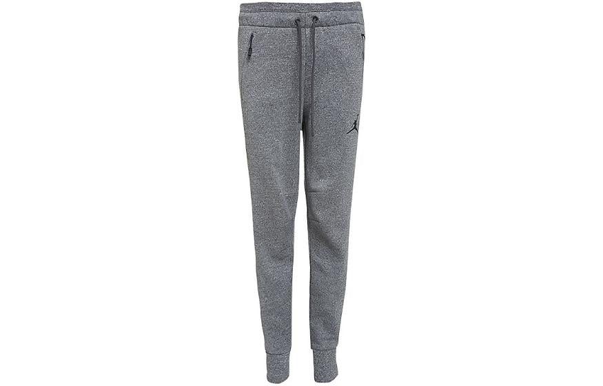 Air Jordan Icon Fleece Cuffed Pants 'Grey' 809475-060 sold by KicksCrew product image thumbnail 2